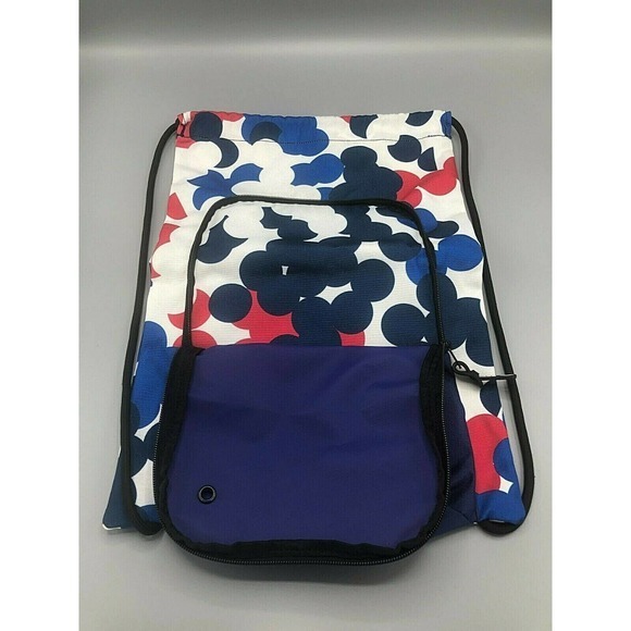 Arena Team Sack Allover Drawstring Shoulder Sports Bag Unisex Red White Blue - Picture 4 of 5